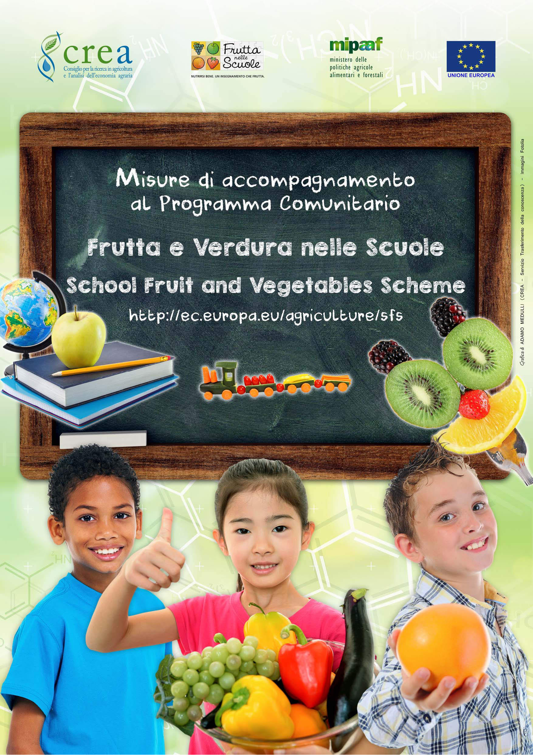 Frutta e verdura nelle scuole